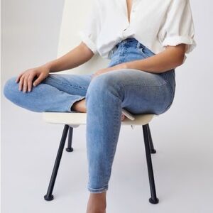 Aritzia Denim Forum The Lola High-Rise Skinny 30L - Picture This Bleu Size 27